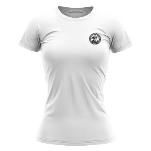 Tutor stilte Eeuwigdurend T-shirt met Fedde badge wit dames - Sonnema